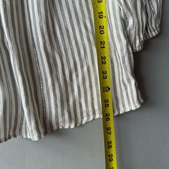 🎉5 for $45 🎉adrienne vittadini Top Blouse Shirt Size M - Picture 5 of 8